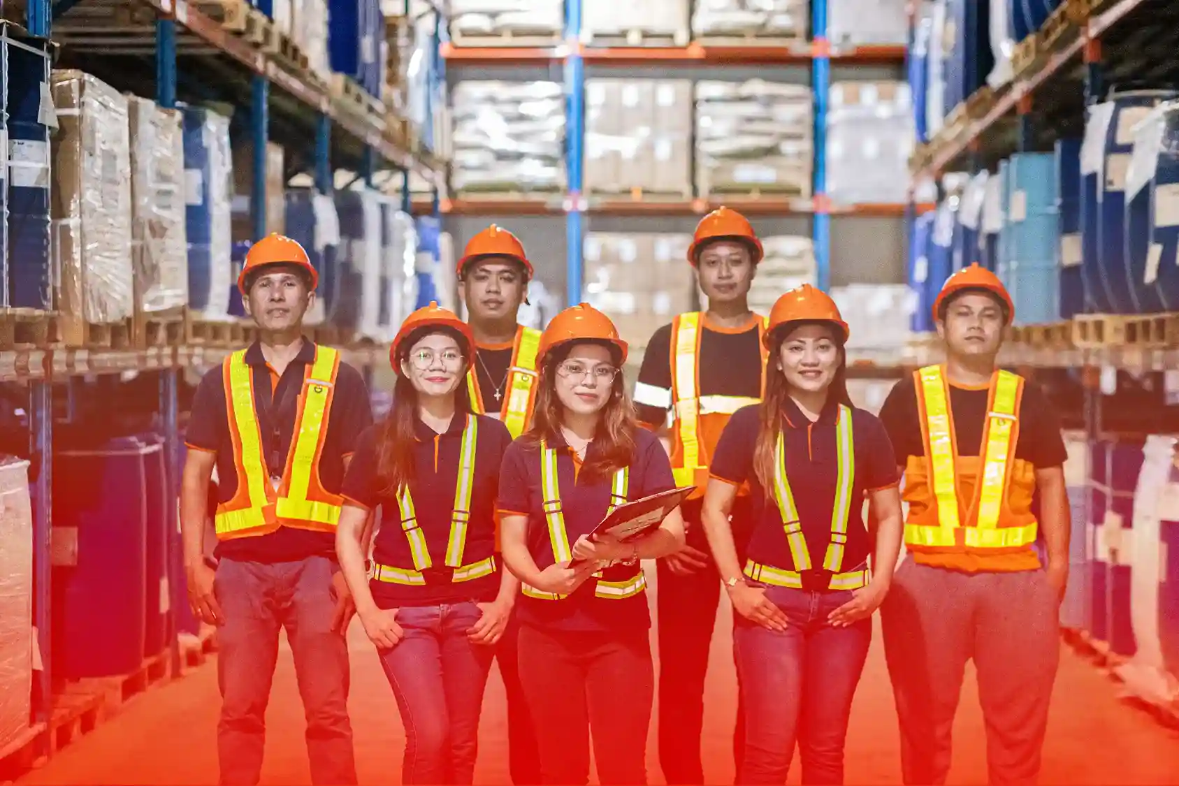 Workforce from a trusted logistics company in the Philippines